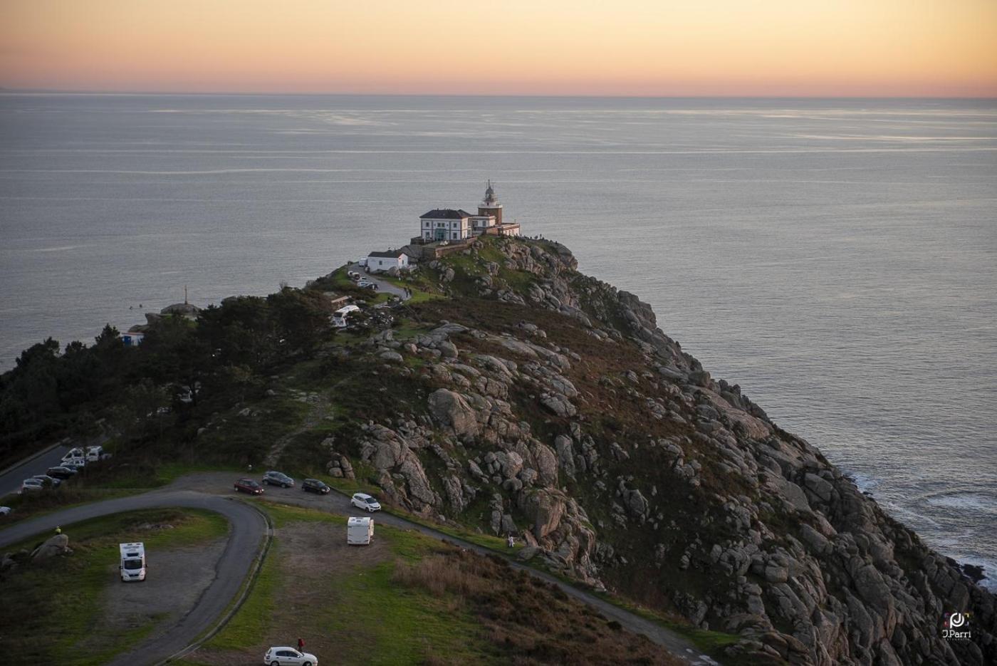 Apartamento O Tranvia En El Centro De Finisterre Bagian luar foto