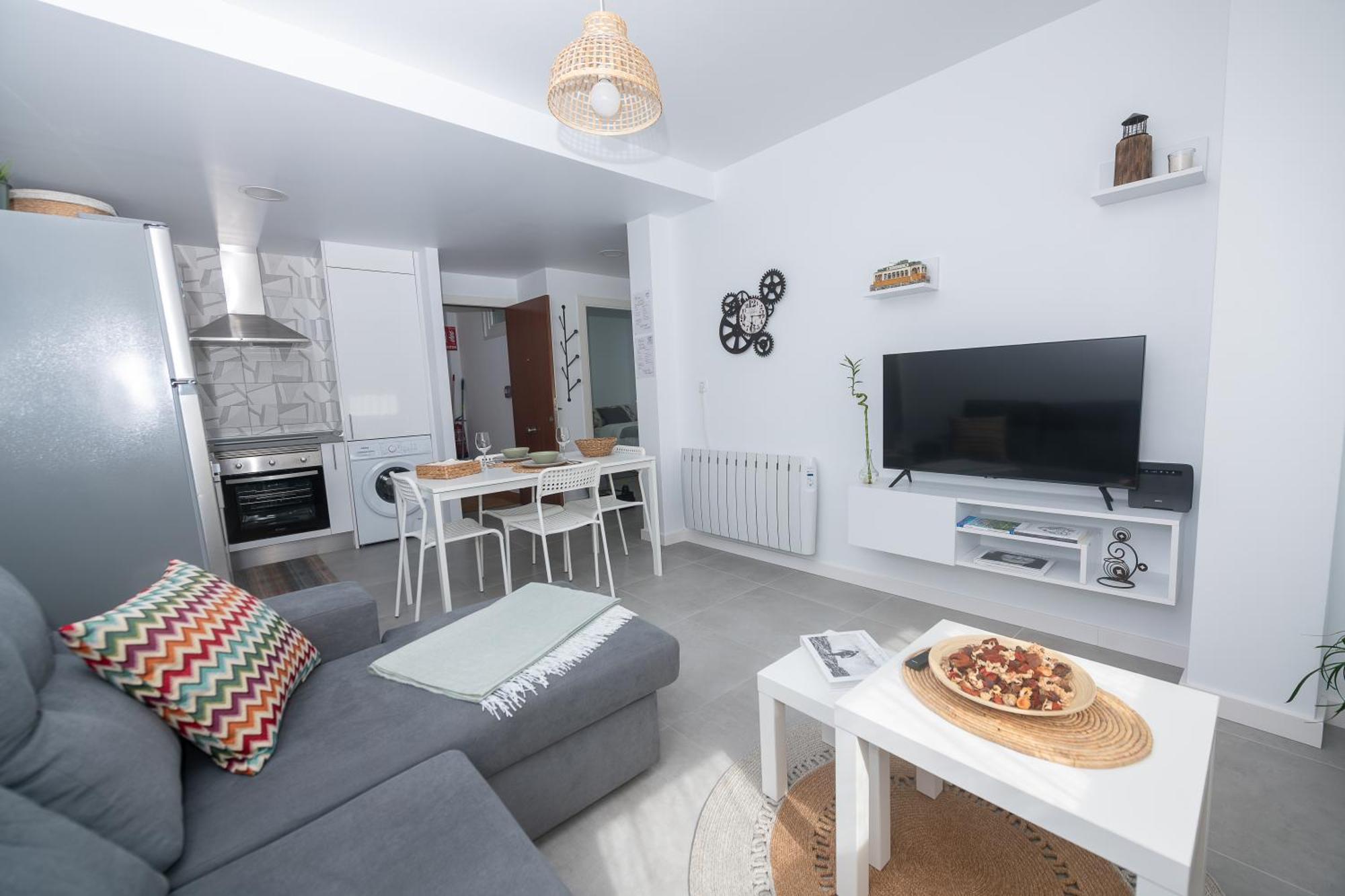 Apartamento O Tranvia En El Centro De Finisterre Bagian luar foto