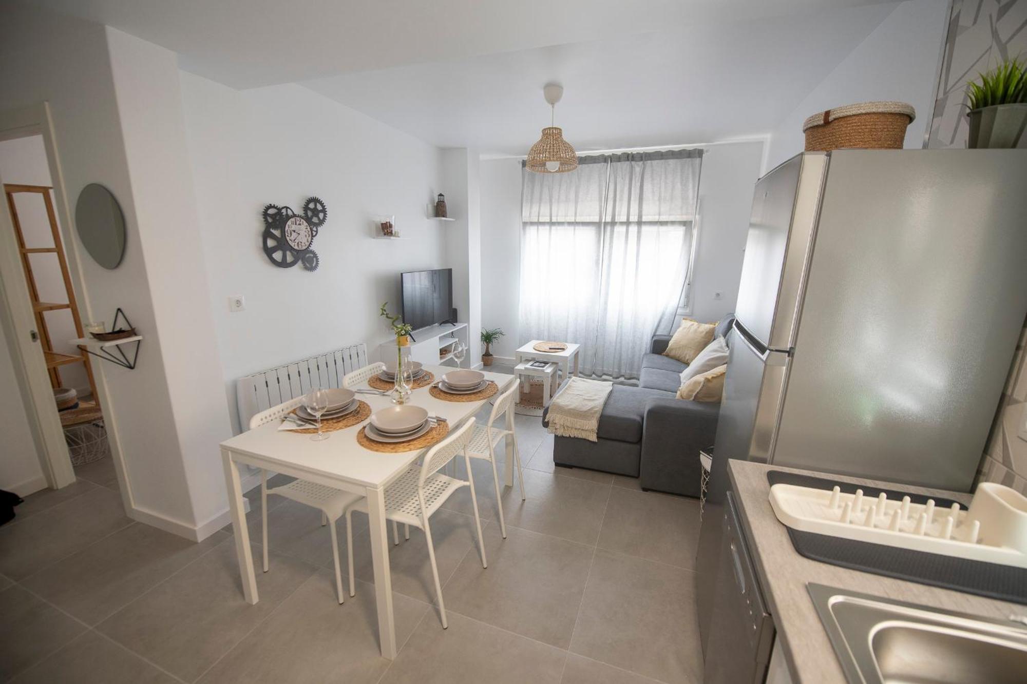 Apartamento O Tranvia En El Centro De Finisterre Bagian luar foto